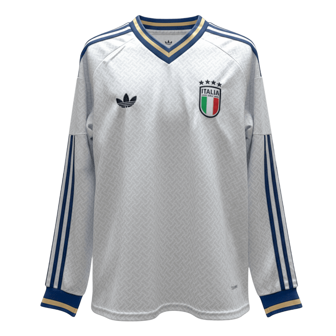 Italië Uitshirt Lange Mouwen - Wereldbeker 2026 Wit Grote Maat