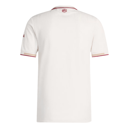 Arsenal Third Maillot 2025/26 Blanc Authentique