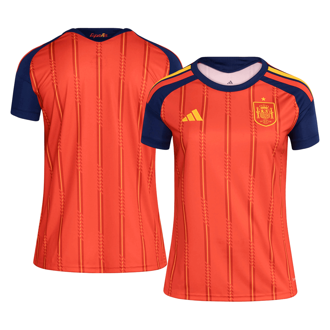 Vrouwen Spanje Thuisshirt - Wereldkampioenschap 2026 Rood