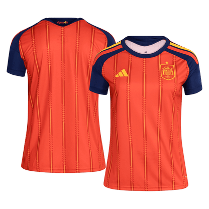 Vrouwen Spanje Thuisshirt - Wereldkampioenschap 2026 Rood