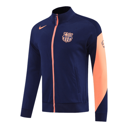 Barcelone Veste de Football 2025/26 Navy&Orange