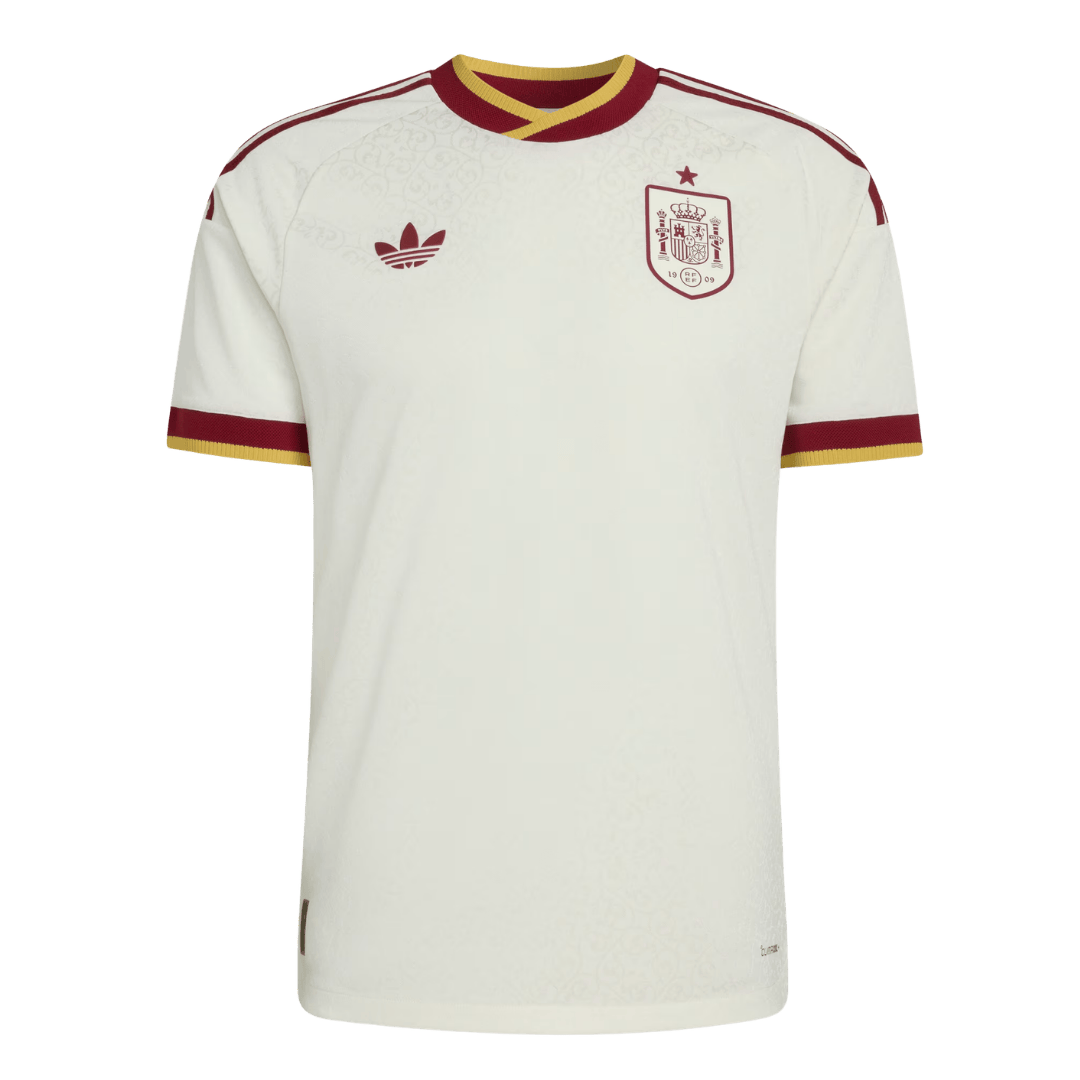 Spanje Uitshirt - Wereldkampioenschap 2026 Wit Speler