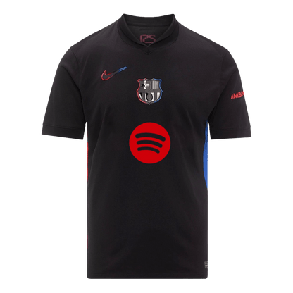 Barcelone Extérieur Maillot 2024/25 - Spotify Logo Without Text Grande Taille
