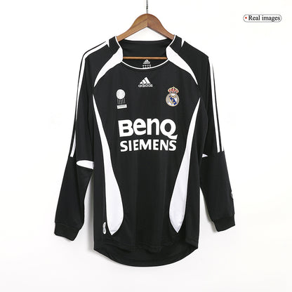 RAUL #7 Retro Real Madrid Domicile Maillot Manches Longues 2006/07