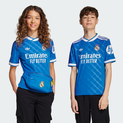Real Madrid Third Maillot Kit 2025/26 Enfant Bleu